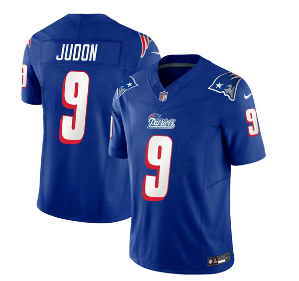 Men's New England Patriots #9 Matthew Judon Blue 2023 F.U.S.E. Vapor Limited Football Stitched Jersey
